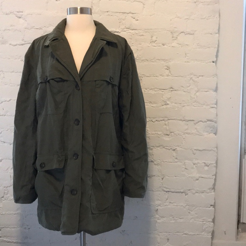 Vintage J crew military parka
